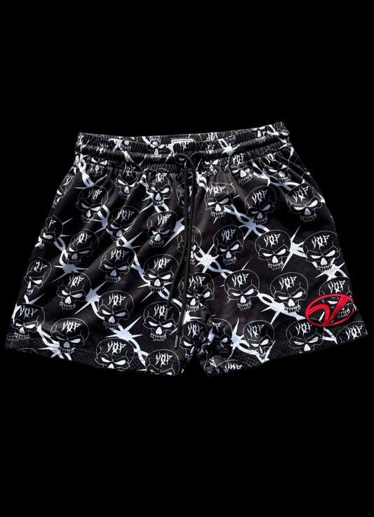 BARBED WIRE MESH SHORTS