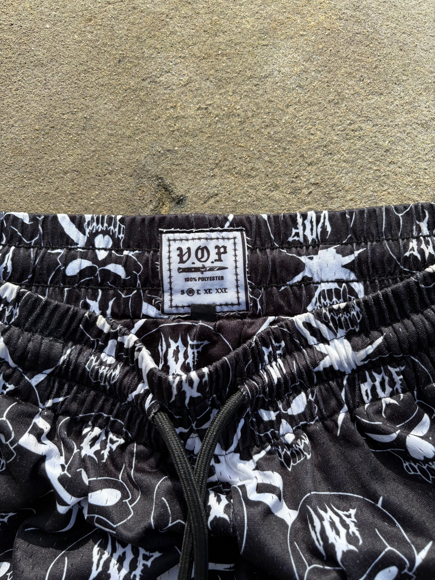 BARBED WIRE MESH SHORTS